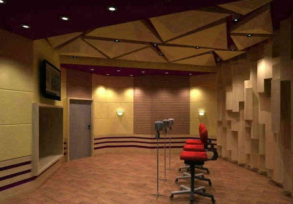 錄音棚、播音室的聲學設計及吸音材料施工處理方法